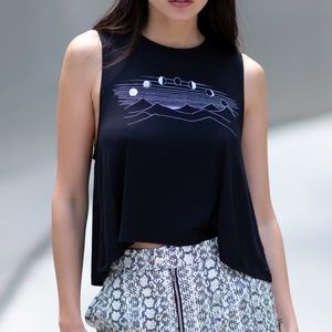 CRESCENT MOON CROP TANK